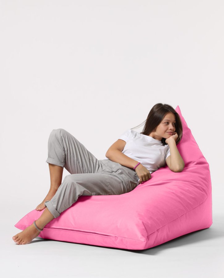 NORDVÄRK Pyramid Big Bed utendrs saccosekk - rosa polyester