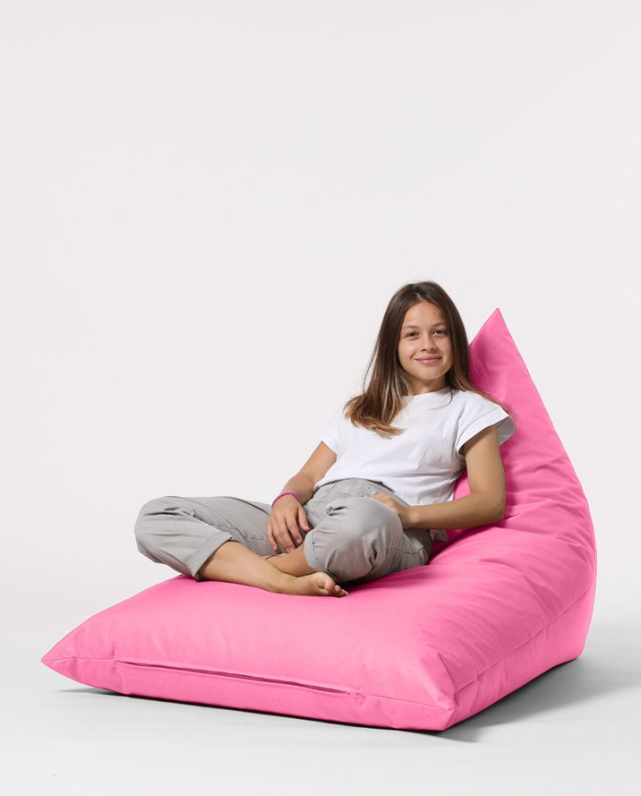 NORDVÄRK Pyramid Big Bed utendrs saccosekk - rosa polyester