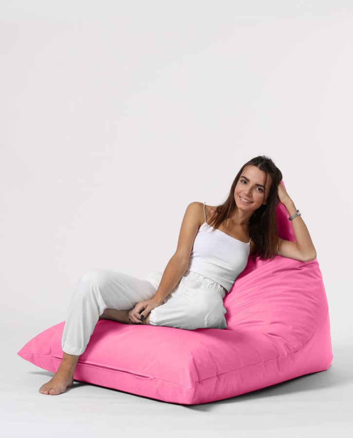 NORDVÄRK Pyramid Big Bed utendrs saccosekk - rosa polyester