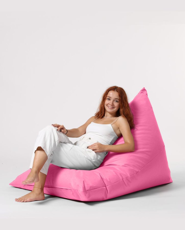 NORDVÄRK Pyramid Big Bed utendrs saccosekk - rosa polyester