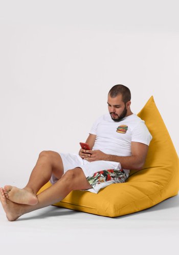 NORDVRK Pyramid utendrs bnnepose, Stor - gul polyester