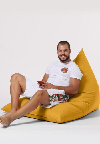 NORDVRK Pyramid utendrs bnnepose, Stor - gul polyester