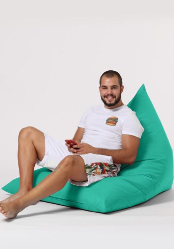 NORDVRK Pyramid utendrs bnnepose, Stor - turkis polyester