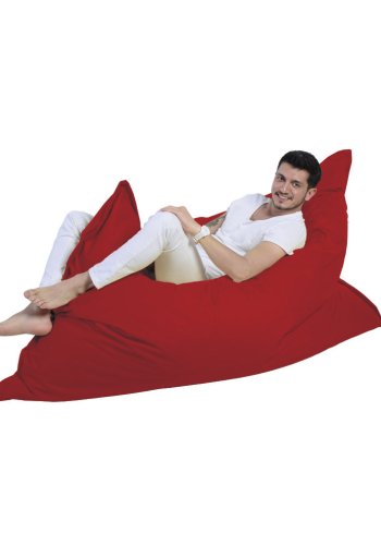 NORDVÄRK Giant utendrs bnnepose, rektangulr - rd polyester (140x180)