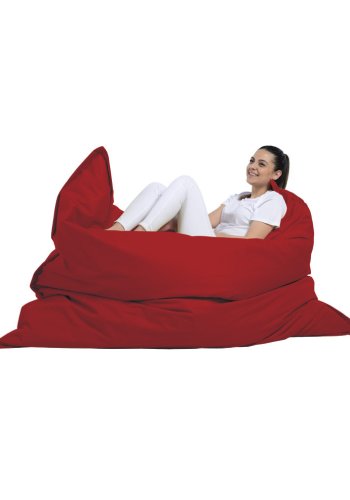 NORDVÄRK Giant utendrs bnnepose, rektangulr - rd polyester (140x180)