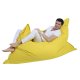 NORDVÄRK Kjempestor utendrs saccosekk, rektangulr - gul polyester (140x180)