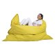 NORDVÄRK Kjempestor utendrs saccosekk, rektangulr - gul polyester (140x180)
