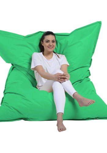 NORDVRK Stor utendrs bnnepose, rektangulr - grnn polyester (140x180)