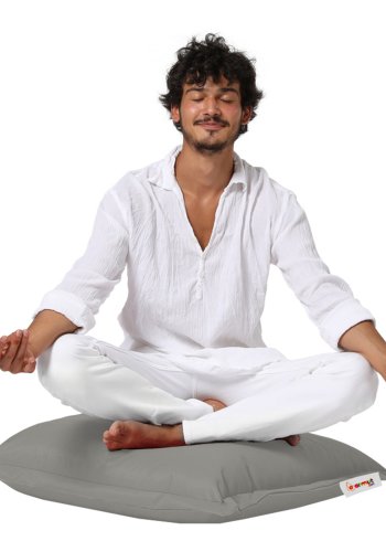 NORDVRK utendrs gulvpute, firkantet - rykfarget polyester (70x70)