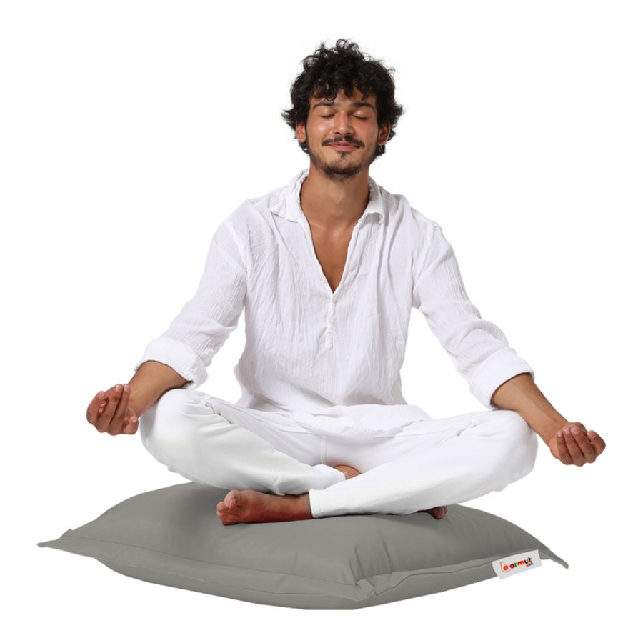 NORDVRK utendrs gulvpute, firkantet - rykfarget polyester (70x70)