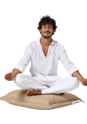 NORDVÄRK utendrs gulvpute, firkantet - mink polyester (70x70)