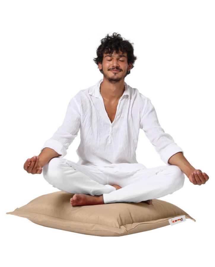 NORDVÄRK utendrs gulvpute, firkantet - mink polyester (70x70)