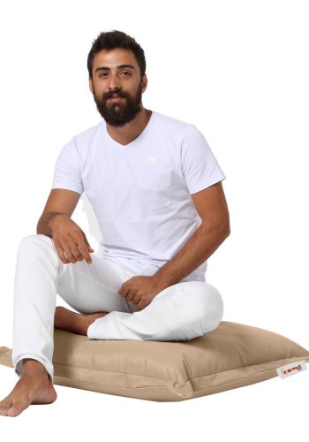 NORDVÄRK utendrs gulvpute, firkantet - mink polyester (70x70)