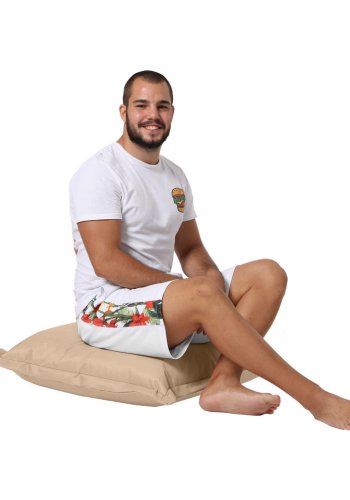 NORDVÄRK utendrs gulvpute, firkantet - mink polyester (70x70)