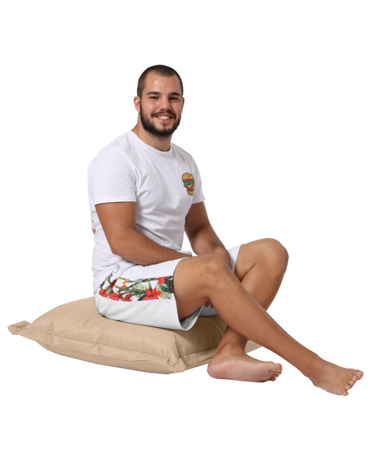 NORDVÄRK utendrs gulvpute, firkantet - mink polyester (70x70)