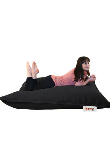 NORDVÄRK utendrs Cushion bnnepose - svart polyester (100x100)