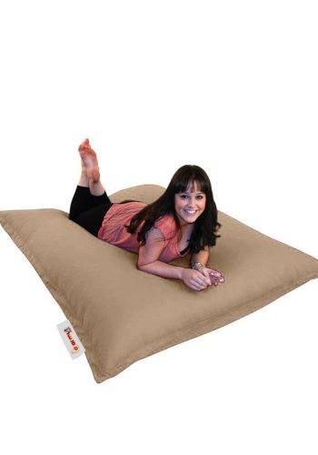 NORDVÄRK Outdoor-Kissen-Sitzsack – Nerz-Polyester (100 x 100)