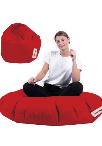 NORDVRK utendrs bnnepose, rund - rd polyester (100)