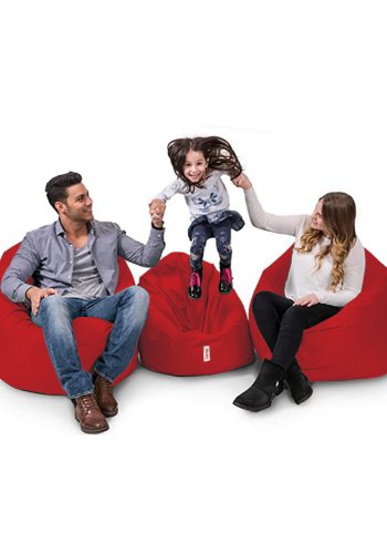 NORDVRK utendrs bnnepose, rund - rd polyester (100)