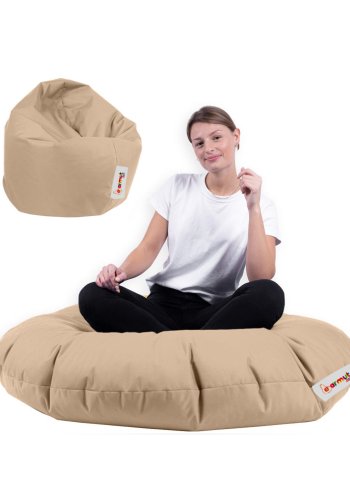 NORDVRK utendrs bnnepose, rund - mink polyester (100)