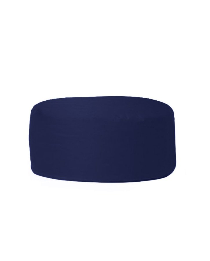 NORDVÄRK utendrs puff, rund - mrkebl polyester (55)