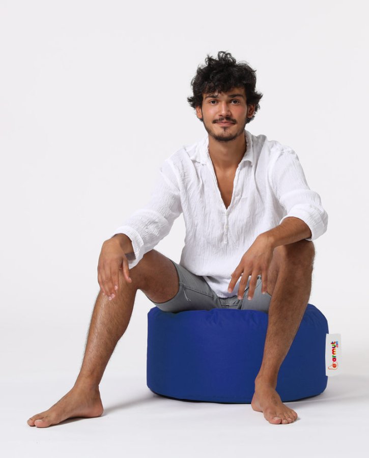 NORDVÄRK Rund utendrs bnnepose - bl polyester