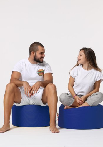 NORDVÄRK Rund utendrs bnnepose - bl polyester