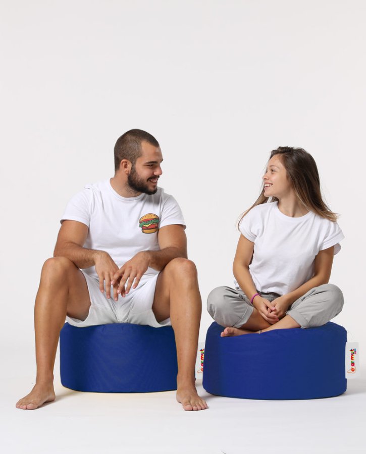 NORDVÄRK Rund utendrs bnnepose - bl polyester