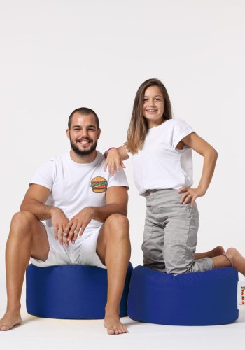 NORDVÄRK Rund utendrs bnnepose - bl polyester