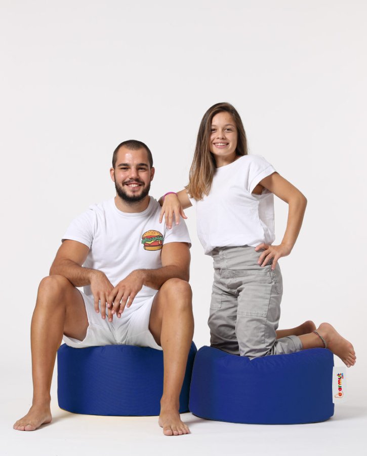 NORDVÄRK Rund utendrs bnnepose - bl polyester