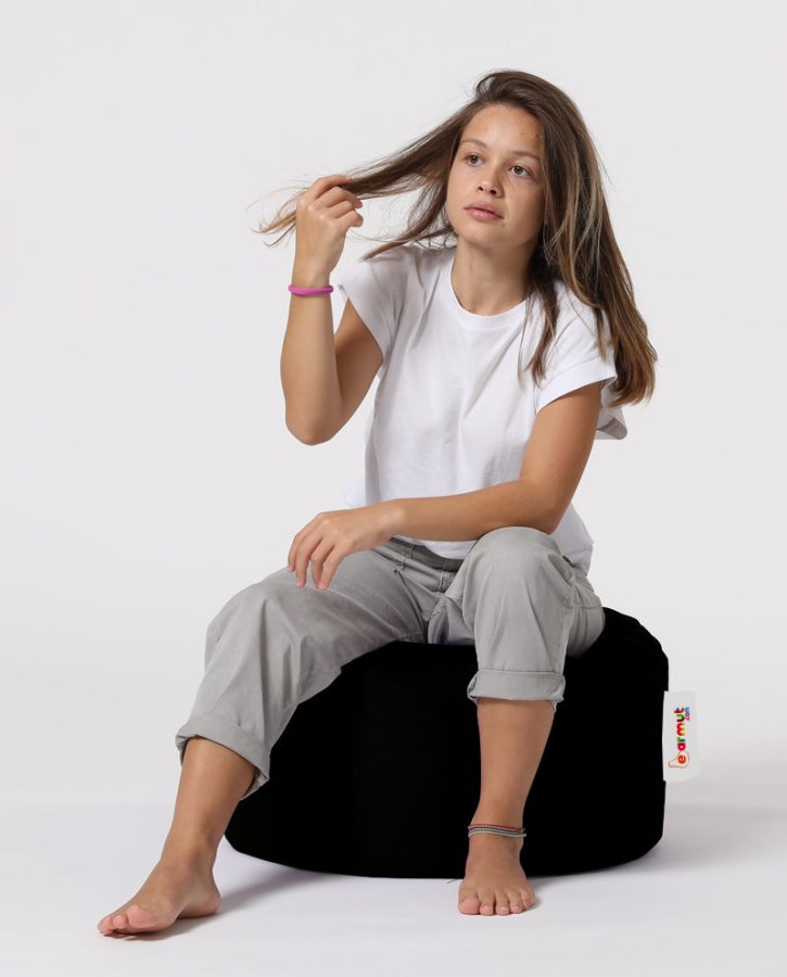 NORDVÄRK Rund utendrs bnnepose - svart polyester