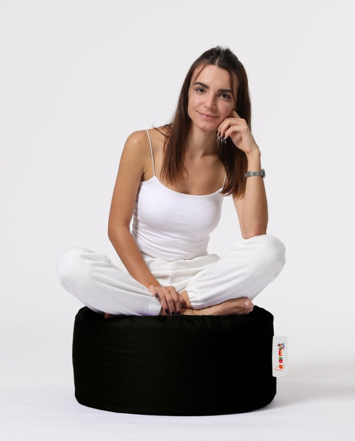 NORDVÄRK Rund utendrs bnnepose - svart polyester