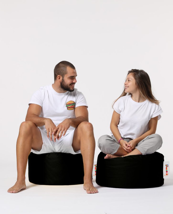 NORDVÄRK Rund utendrs bnnepose - svart polyester