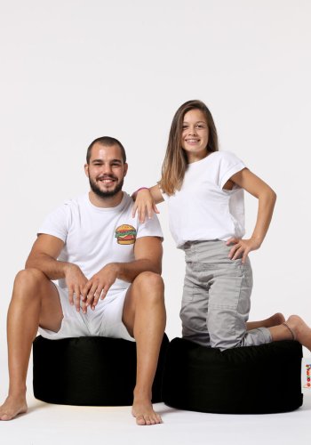 NORDVÄRK Rund utendrs bnnepose - svart polyester