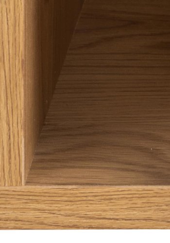 ACT NORDIC Ashlan Wand-Nachttisch, mit 1 Schublade, umkehrbar – natürliches Wildeichenpapier MDF (40x32)