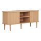HOUSE NORDIC Nikko TV-benk - TV-benk, 2 drer, natur<br>113x40x52 cm