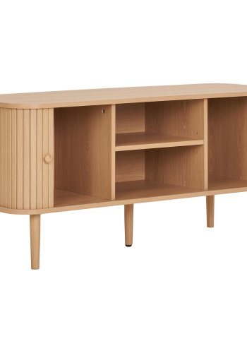 HOUSE NORDIC Nikko TV-benk - TV-benk, 2 drer, natur<br>113x40x52 cm