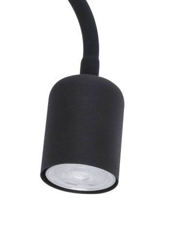 TK Maja vegglampe - sort stoff og sort metall