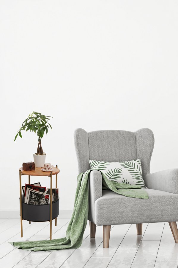 NORDVÄRK 1029 Sidebord, Sort eik