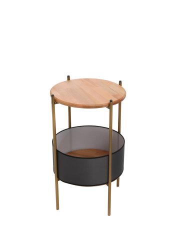 NORDVÄRK 1029 Sidebord, Sort eik