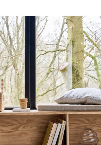 VILLA COLLECTION Heather lysestake, for 4 kronlys - ekte polyresin (21x21)