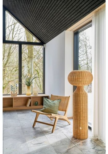 VILLA COLLECTION Heather lysestake, for 4 kronlys - ekte polyresin (21x21)