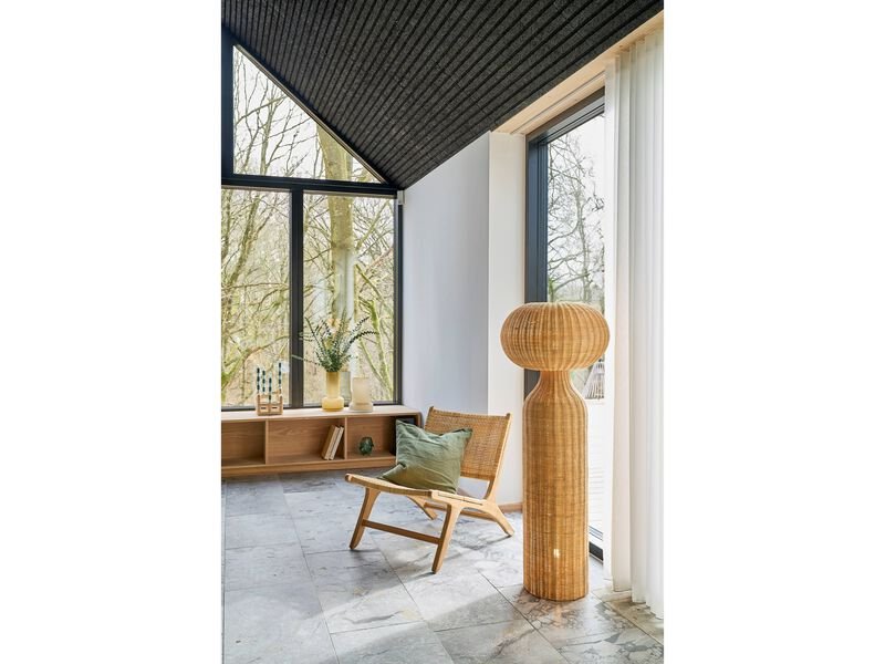 VILLA COLLECTION Heather lysestake, for 4 kronlys - ekte polyresin (21x21)