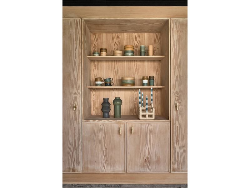 VILLA COLLECTION Heather lysestake, for 4 kronlys - ekte polyresin (21x21)