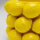 KARE DESIGN Lemon Juice vase, rund - gul porceln (H:19cm)