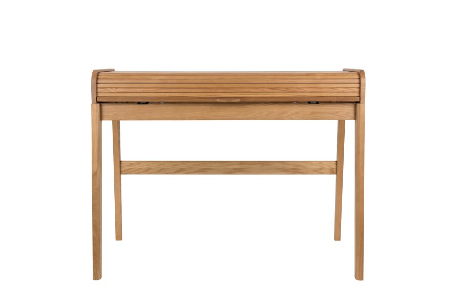 ZUIVER Barbier skrivebord, m. 1 dr og 2 rom - finer av naturlig ask og asketre (110x77)