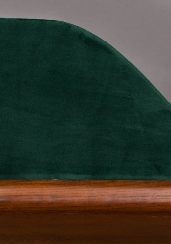 DUTCHBONE Finn Schreibtisch, rechteckig – Polyester und braunes Eschenholz (110 x 57)