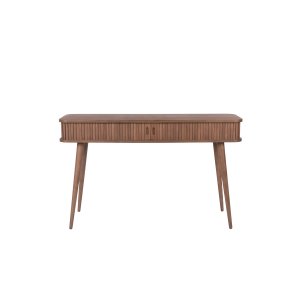 ZUIVER Barbier konsolbord, w. 2 skjutdrrar - brunt valntsfaner och gummitr (120x35)
