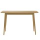 WHITE LABEL LIVING Fabio fiskebeinskonsollbord, rektangulrt - naturlig eikefiner og eiketre (120X40)