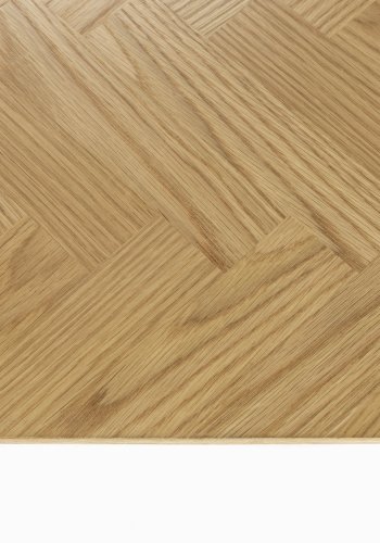 WHITE LABEL LIVING Fabio fiskebeinskonsollbord, rektangulrt - naturlig eikefiner og eiketre (120X40)